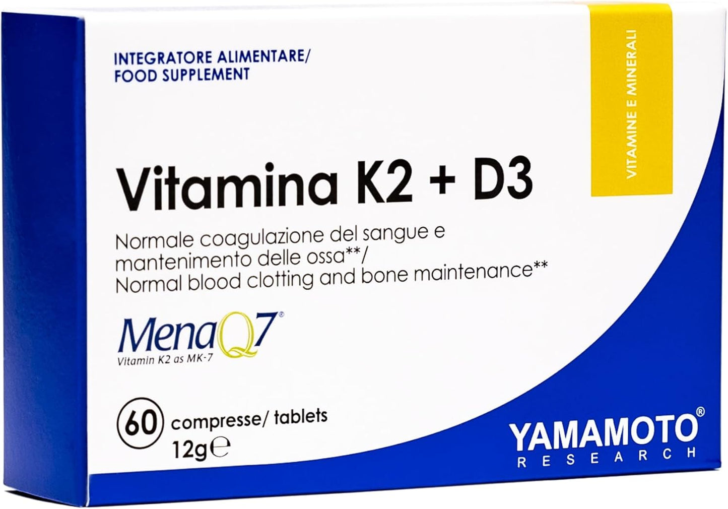 Vitamina K2+D3 MenaQ7 New Formula, 60 cp