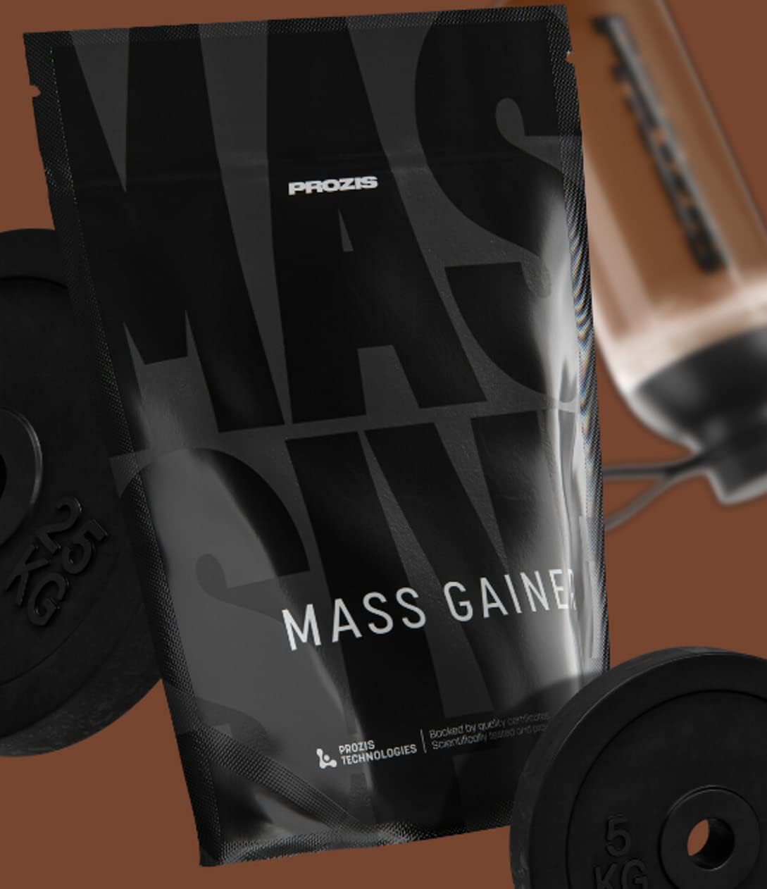 Mass Gainer 2268 g, Banana e fragola