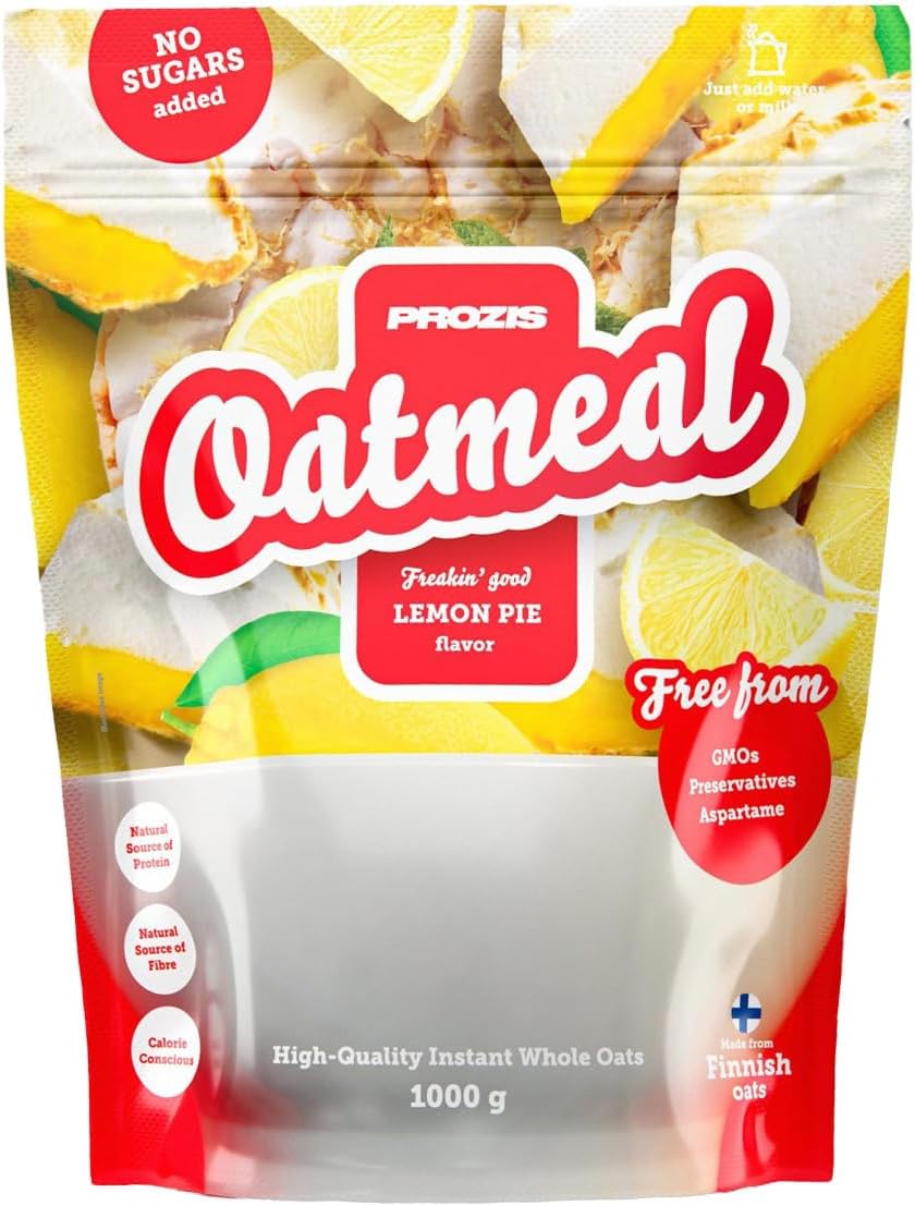 Oatmeal - Avena integrale 1000 g, Torta al limone