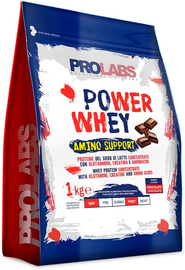 Power Whey Amino Support 1kg (busta) - Cioccolato